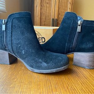 Women’s black ankle boots